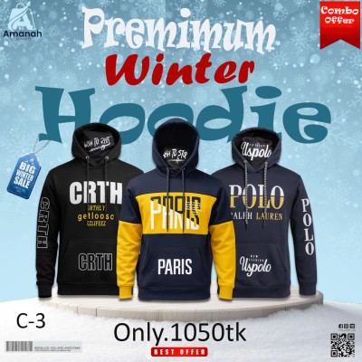 Premium Winter Hoodie Combo – C-3